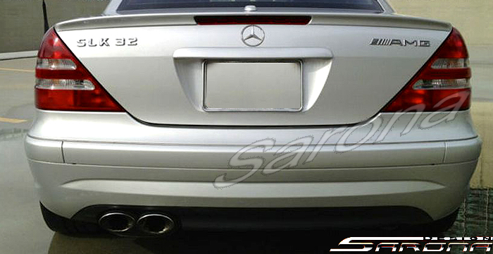 Custom Mercedes SLK  Convertible Rear Bumper (1998 - 2004) - $590.00 (Part #MB-047-RB)